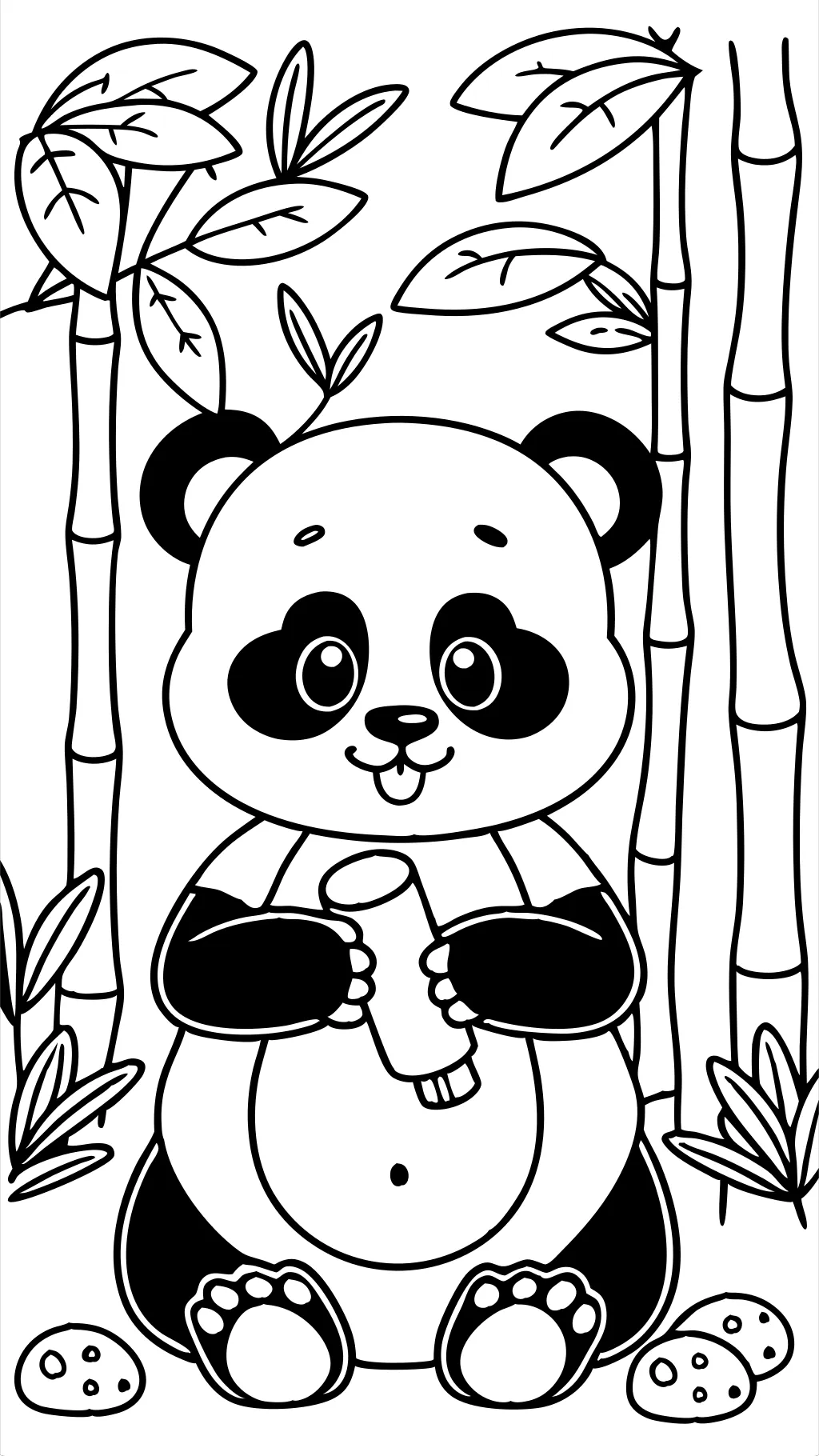 páginas para colorear de pandas